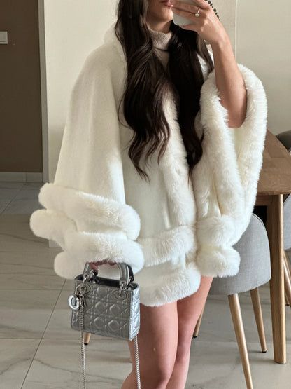 The Icon Faux Fur Cape