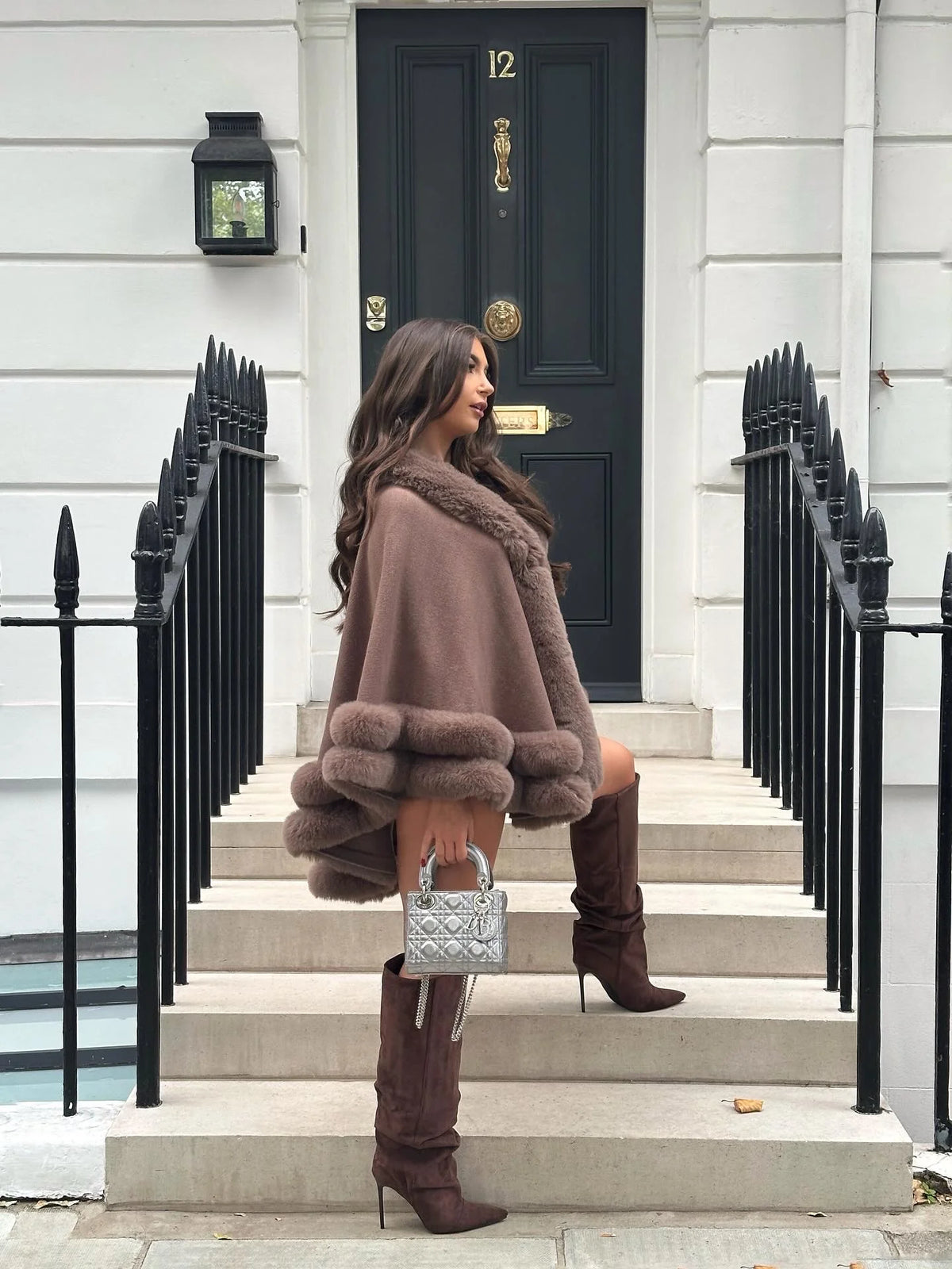 The Icon Faux Fur Cape
